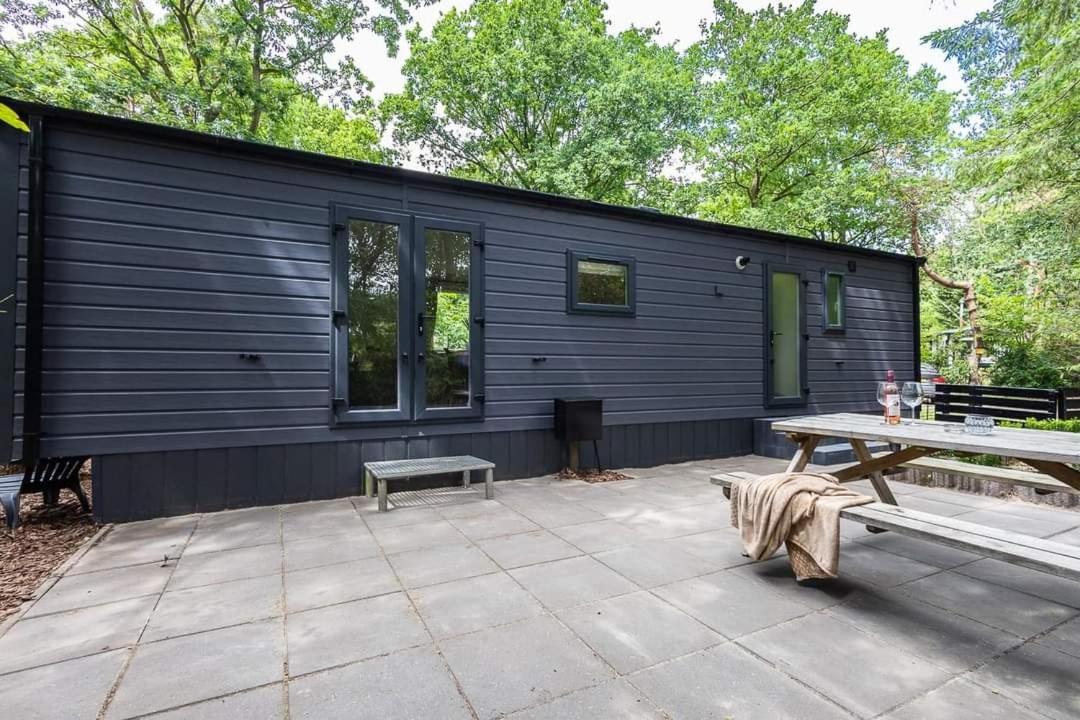 Prachtig Chalet In De Bossen Nunspeet Eksteriør bilde